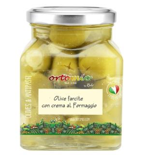 Ortomio olivy plněné krémem Pecorino 314ml