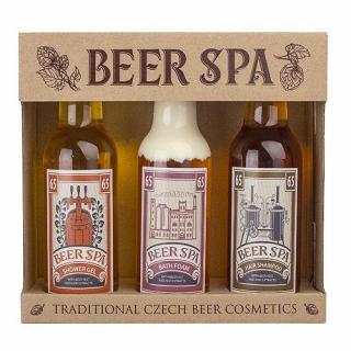 Beer Spa sada gel 200ml, šampon 200ml a pěna 200ml (Kosmetická nejen pro muže)