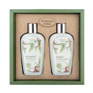 Kokos – dárkové balení - sprchový gel + vlasový šampon