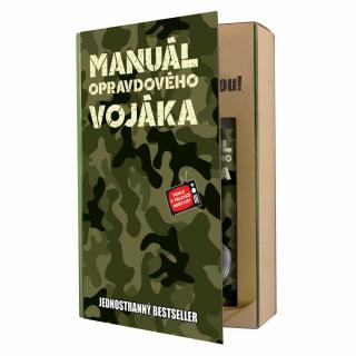 Kosmetická sada kniha pro vojáka – gel 200 ml a šampon 200 ml (Originální kosmetická sada v knížce)