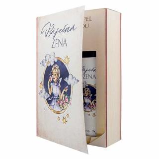 Sada kniha báječná žena – sprchový gel 200 ml a lázeň 200 ml (Kosmetická sada pro ženu)