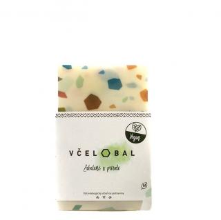 Včelobal voskovaný ubrousek - Vegan, velikost M (Ekologický voskovaný ubrousek pro opakované použití)