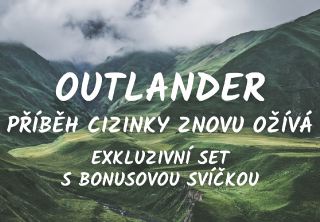 Set svíček: Outlander (Cizinka)  9 svíček, z toho jedna exkluzivně pouze pro tento set.