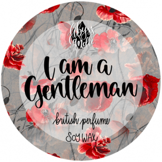 Vonný vosk: Britský pánský parfém  Vůně svíčky I AM A GENTLEMAN