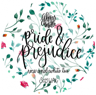 Vonný vosk: Růže a bílý čaj  Vůně svíčky Pride & prejudice