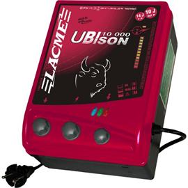 Elektrický ohradník síťový UBISON 10000 - optická kontrola ohrady (určen pro skot, ovce, koně, divokou zvěř)