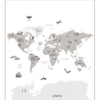 Panoramatická tapeta World Map 102039918
