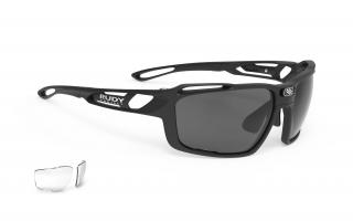 RUDY PROJECT - SINTRYX - MATTE BLACK - SMOKE BLACK + TRANSPARENT