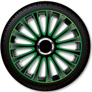 Poklice na kola Racing4 Le Mans Pro Green 16" (Kryty kol zelené)