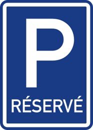 Dopravní značka IP 12 - Vyhrazené parkoviště