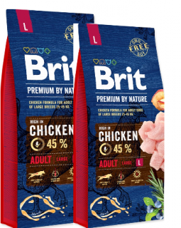 2x BRIT Premium by Nature Adult L 15kg