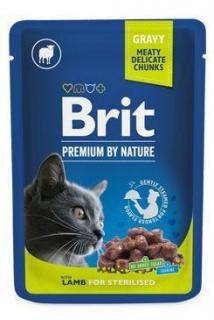 BRIT Premium Chunks with Lamb in Gravy for Sterilised Cats 100g