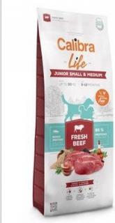 Calibra Dog Life Junior Small&Medium Fresh Beef 12kg