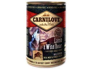 Carnilove Dog Wild Meat Lamb & Wild Boar 400 g