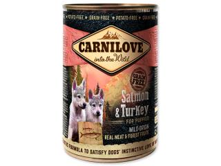 Carnilove Dog Wild Meat Salmon & Turkey for Puppies 400 g