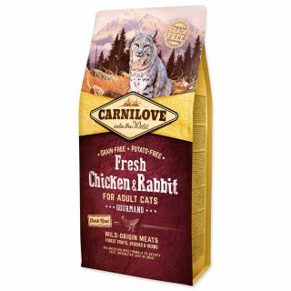 CARNILOVE Fresh Chicken & Rabbit Gourmand for Adult cats 6kg