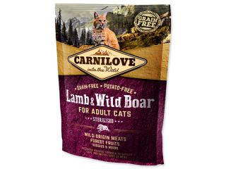 CARNILOVE Lamb and Wild Boar Adult Cats Sterilised 400g