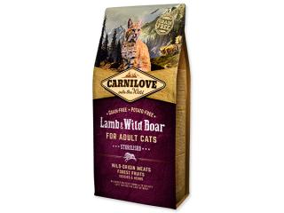 CARNILOVE Lamb and Wild Boar Adult Cats Sterilised 6kg