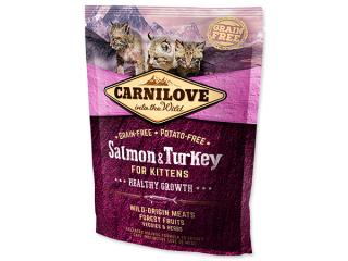 CARNILOVE Salmon and Turkey Kittens Healthy Growth 400g