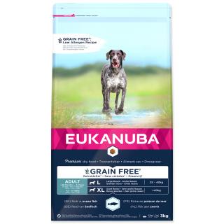 EUKANUBA Adult Large & Giant Grain Free Ocean Fish 12kg