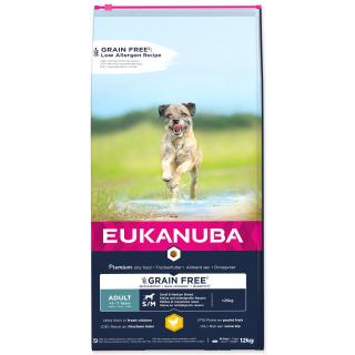 EUKANUBA Adult Small & Medium Grain Free Chicken 3kg