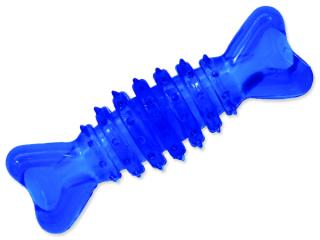 Hračka DOG FANTASY kost gumová modrá velikost 12 cm