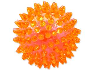 Hračka DOG FANTASY míček pískací oranžový 8 cm