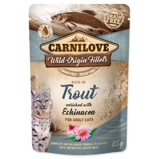 Kapsička CARNILOVE Cat Rich in Trout enriched with Echinacea 85g