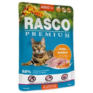 Kapsička RASCO Premium Cat Pouch Adult, Turkey, Buckthorn 85g