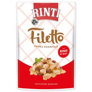 Kapsička RINTI Filetto kuře + hovězí v želé 100 g