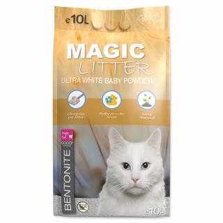 Magic Cat Magic Litter Bentonite Ultra White Baby Powder 10 l