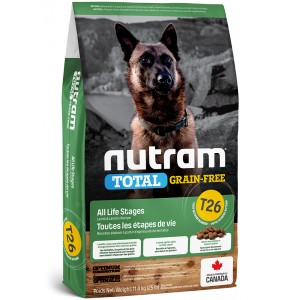 Nutram Total Grain-Free Lamb  Legumes, Dog 2kg (bezobilné krmivo, jehněčí a luštěniny, pro psy)