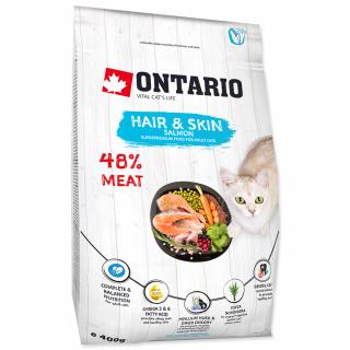 Ontario Cat Hair  Skin 2kg  (+ konzerva ONTARIO 400g ZDARMA)