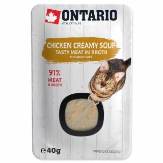 ONTARIO Cat Soup Chicken & Cheese with rice 40g