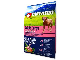 ONTARIO Dog Adult Large Lamb & Rice 2,25kg