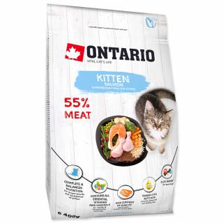 Ontario Kitten Salmon 6,5kg  (+ 2x konzerva Ontario 400g ZDARMA)
