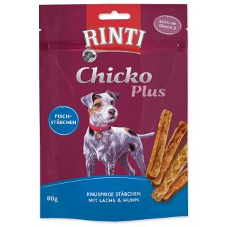 Pochoutka RINTI Extra Chicko Plus losos + kuře 80 g