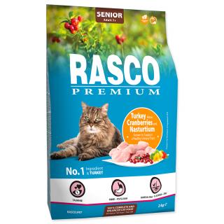 RASCO Premium Cat Kibbles Senior, Turkey, Cranberries, Nasturtium 2kg