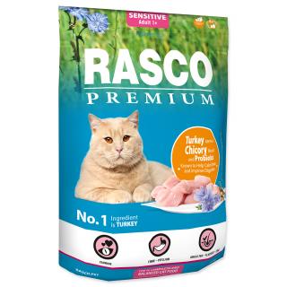 RASCO Premium Cat Kibbles Sensitive, Turkey, Chicory, Root Lactic acid bacteria 0,4kg