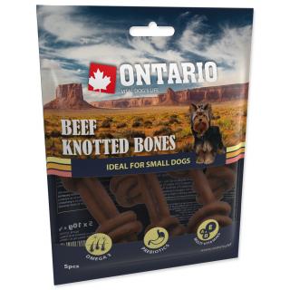 Snack ONTARIO Dog Rawhide Bone 7,5 cm 5ks