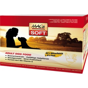 SOFT MACs Dog GRAIN FREE KUŘE A LOSOS 15kg(3x5kg)