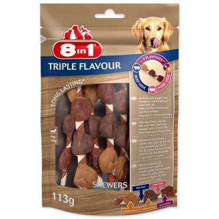 Špíz žvýkací 8in1 Triple Flavour 6ks