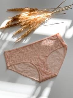 DKNY bokové kalhotky Modern Lace - světle růžová Velikost: L