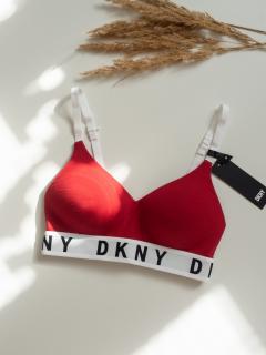 DKNY Cozy Boyfriend push-up podprsenka - cherry Velikost: L