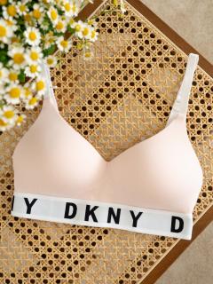 DKNY Cozy Boyfriend push-up podprsenka - světle růžová Velikost: L