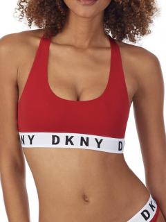 DKNY Cozy Boyfriend racerback podprsenka - cherry Velikost: L