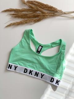 DKNY Cozy Boyfriend racerback podprsenka - Jade  zelená Velikost: L