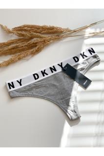 DKNY tanga Cozy Boyfriend - šedá Velikost: M