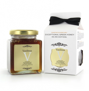 Řecký tymiánový med s jedlým 24K zlatem - 250g - Stayia farm