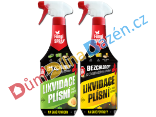 Fungispray likvidace plísní bezchlórový 0,75l citrus